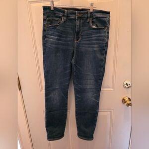 American Eagle Outfitters Women's Dark Blue Skinny Jeans